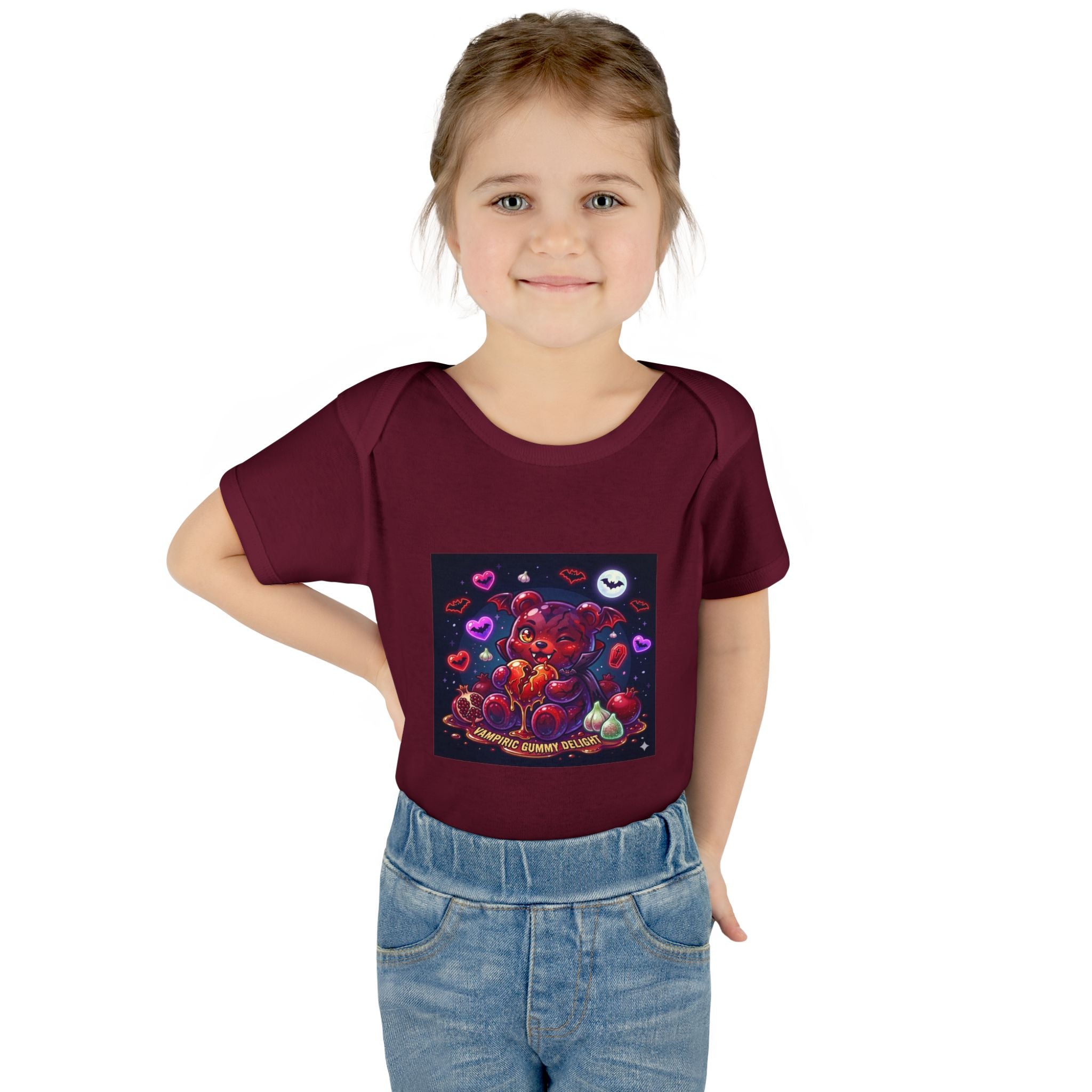 Baby Bodysuit - Cute Vampire Gooey Gummy Bear