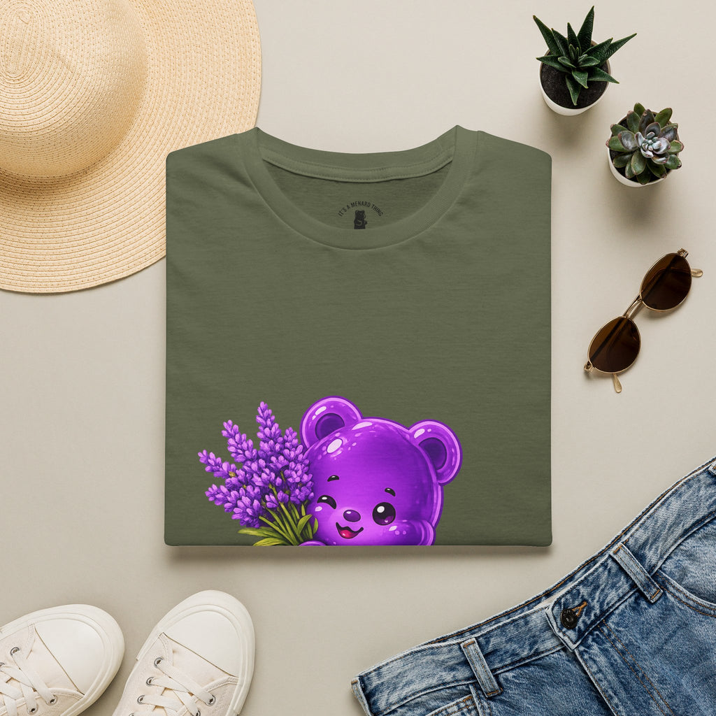 Special Lavender flower, Oozy Bear Gummy Friend- Graphic Shirt