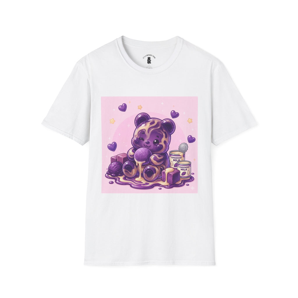 Ube & Condensed Milke Purple Gooey Gummy Bear — Kawaii Graphic Tee