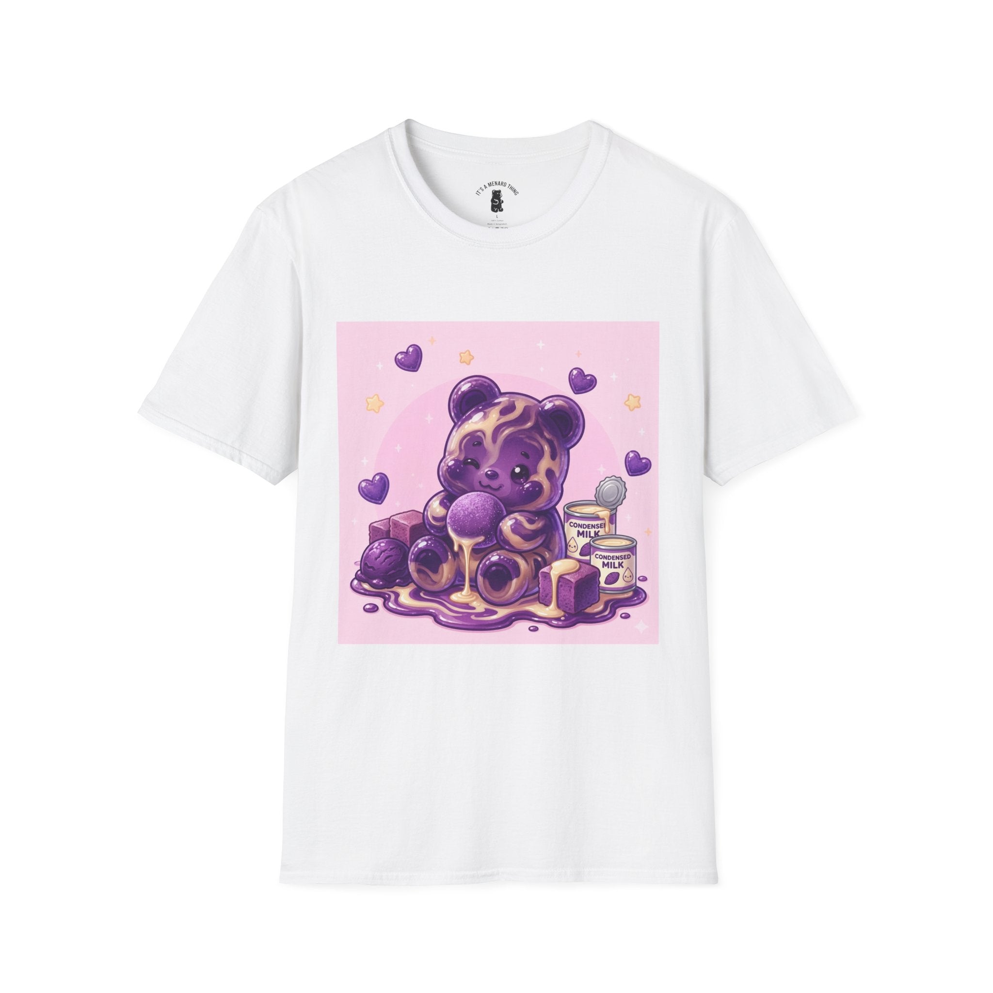 Ube & Condensed Milke Purple Gooey Gummy Bear — Kawaii Graphic Tee