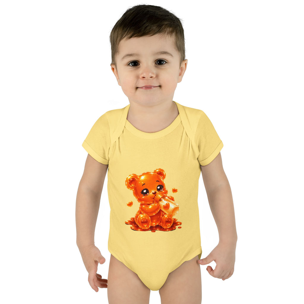 Snack Time, Oozy Baby Gummy Bear Cutie Special Addition- Graphic Onesie