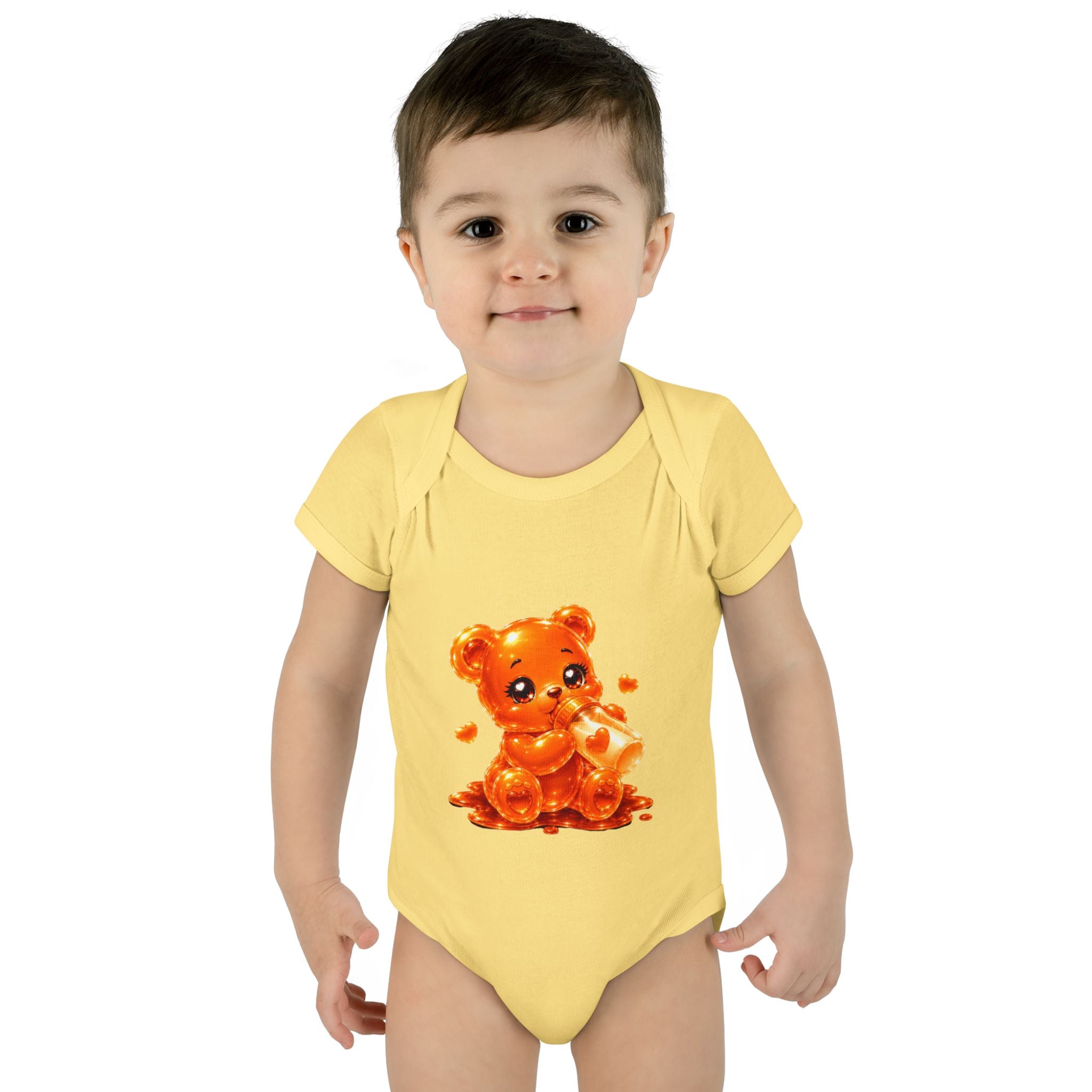 Snack Time, Oozy Baby Gummy Bear Cutie Special Addition- Graphic Onesie