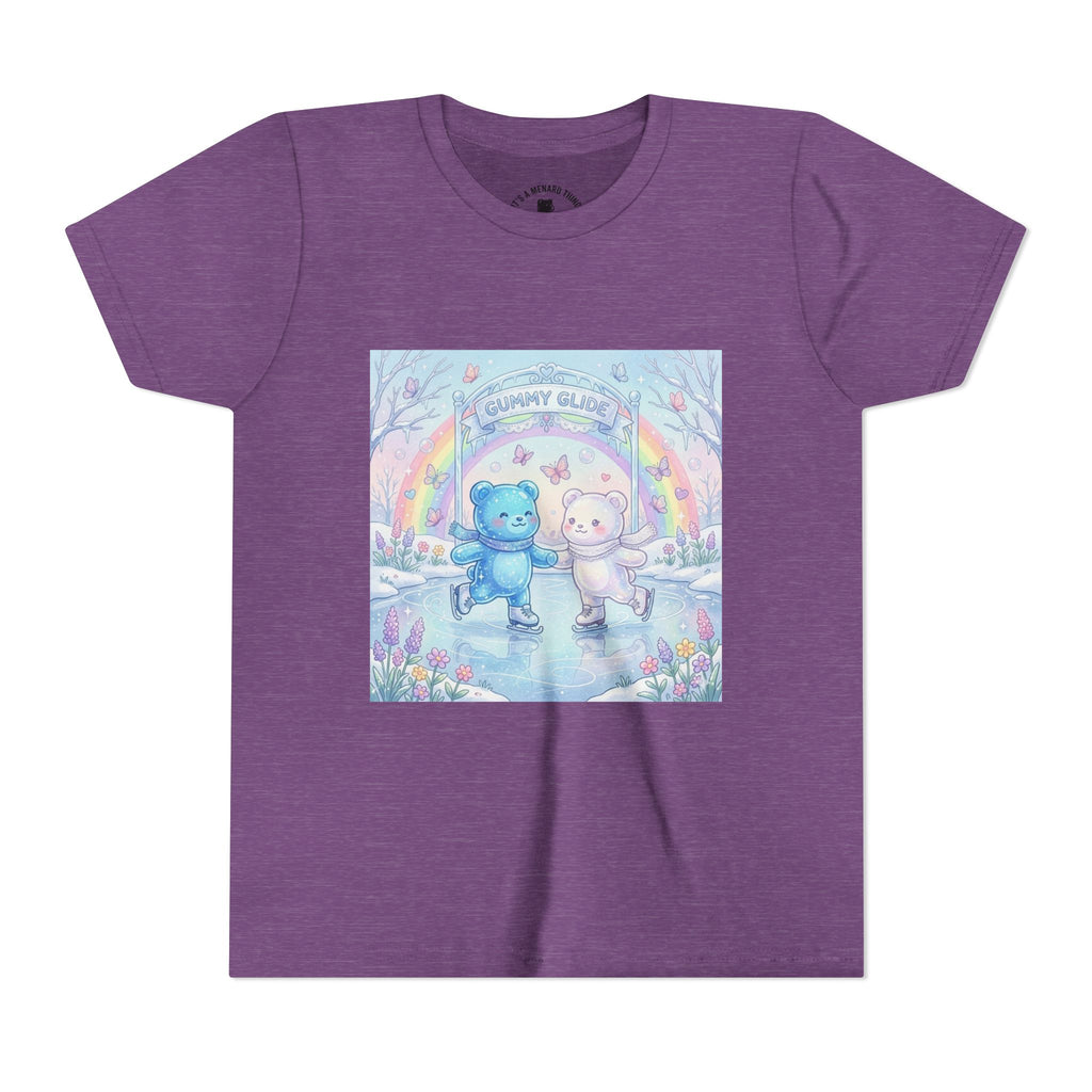 Ice Skating Gooey Gummy Bears- Youth T-Shirt