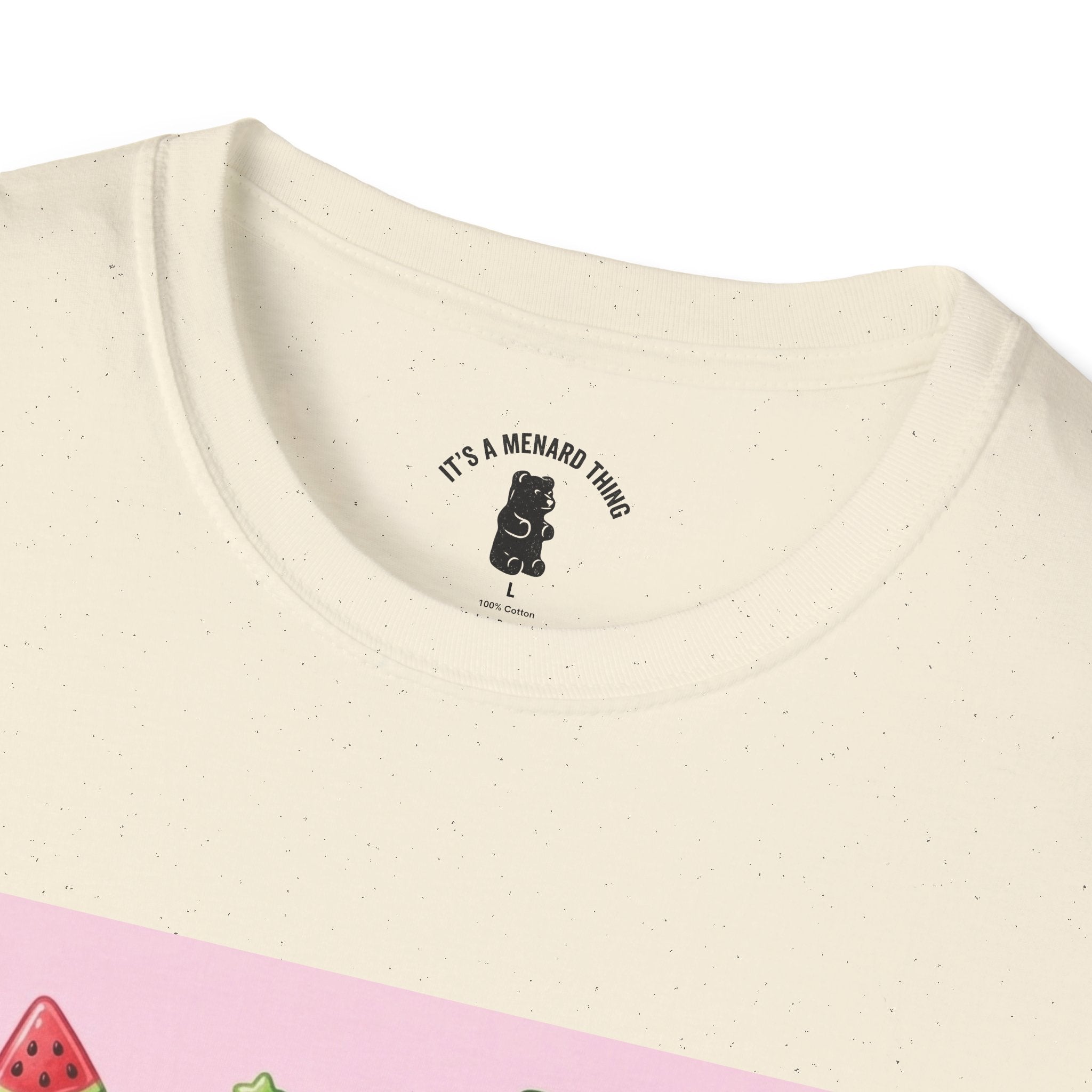 Watermelon Lollipop Gooey Gummy Bear T-Shirt — Kawaii Fruit Graphic Tee