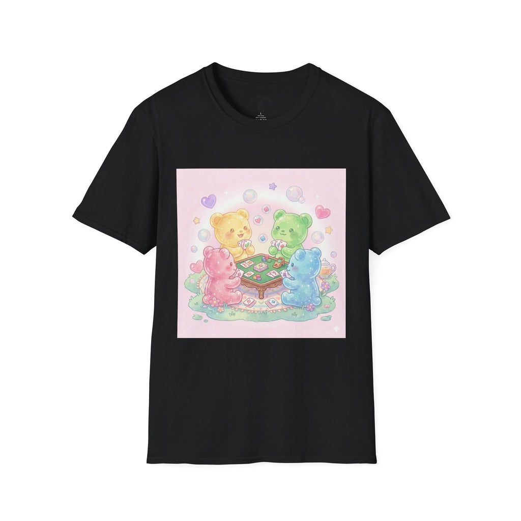 Friendly Card Game, Gooey Gummy Friends- Kawaii Graphic T-Shirt