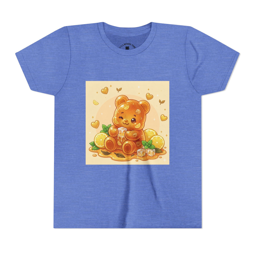 Honey Lemon Iced-Tea Gooey Gummy Bear Youth T-Shirt