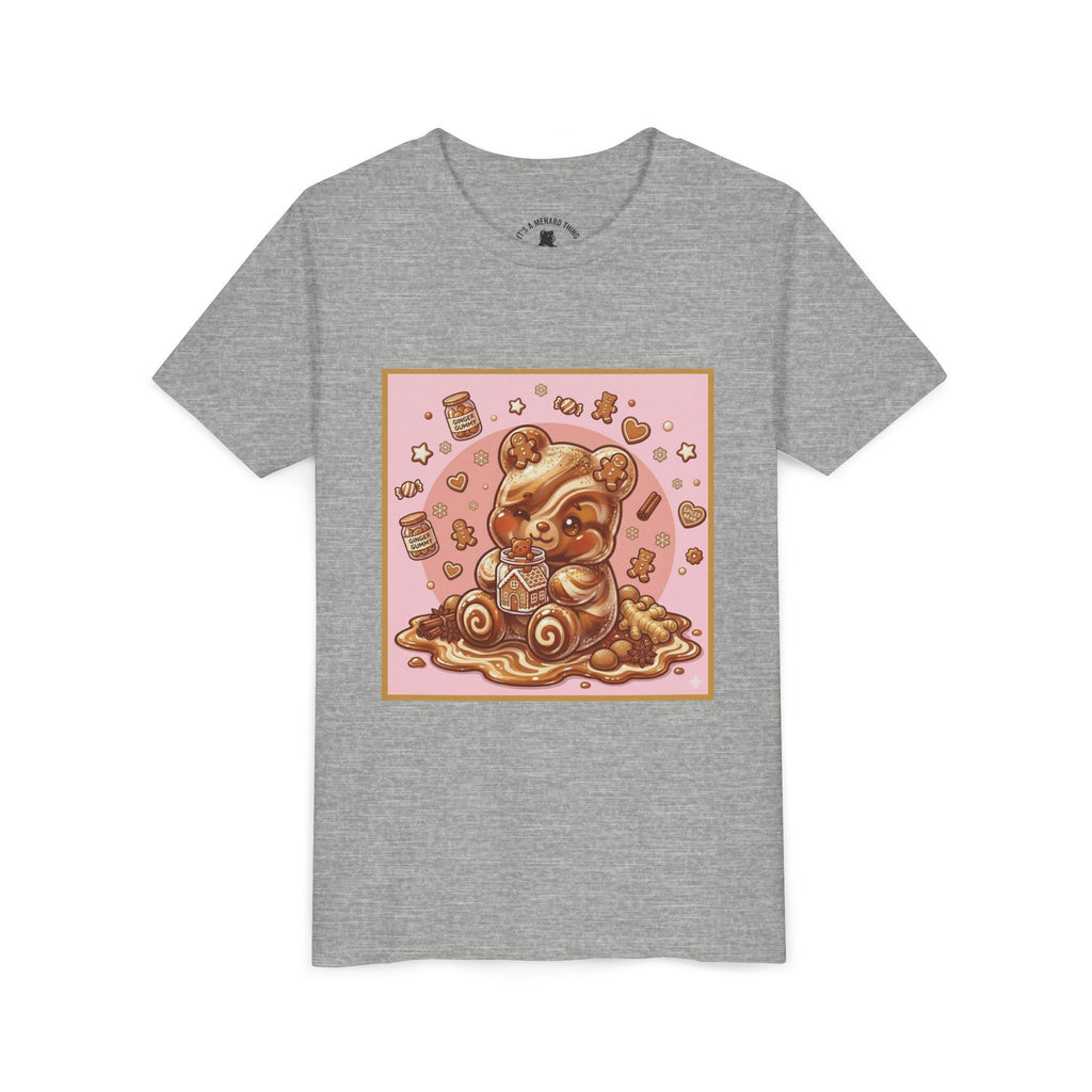Gooey Gummy Bear Ginger Bread Graphic Youth T-Shirt