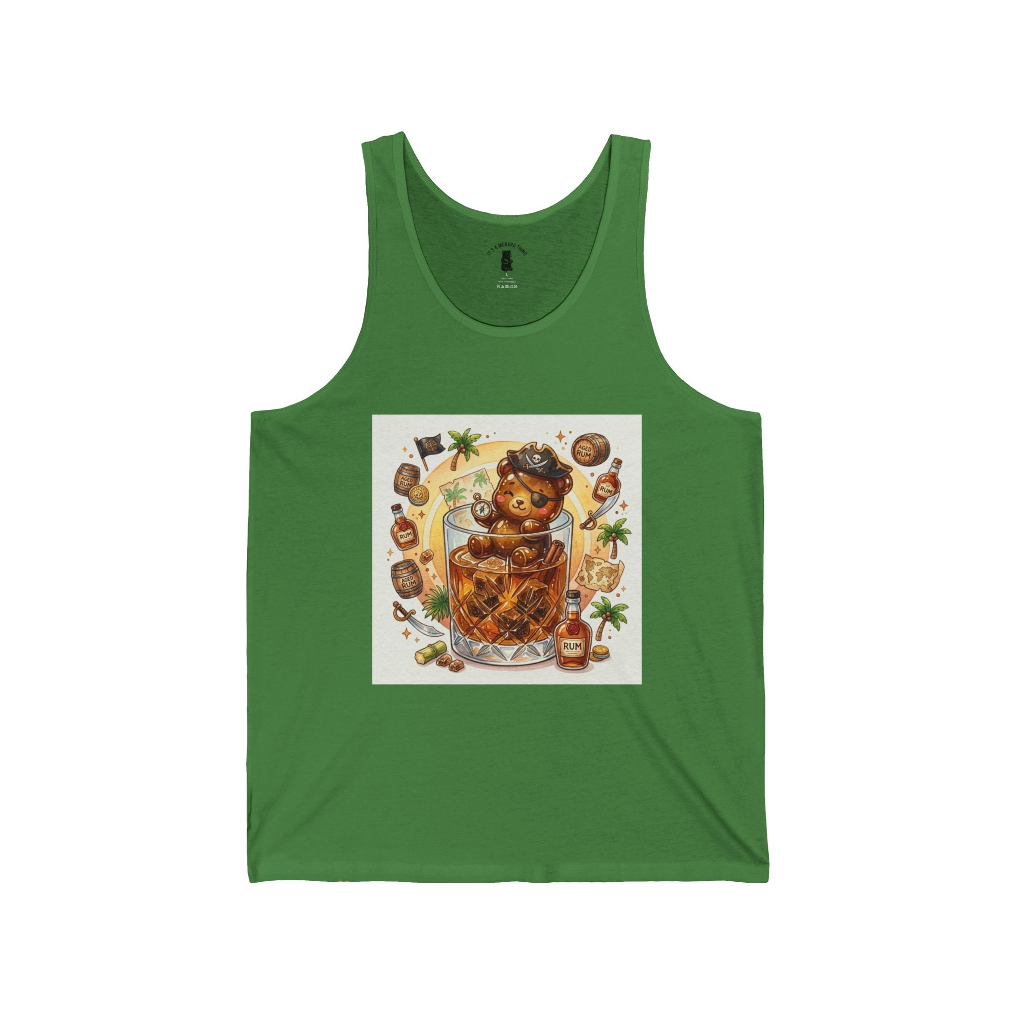 Special Pirate Rum, Boozy Gooey Gummy Bear — Kawaii Design Tank Top