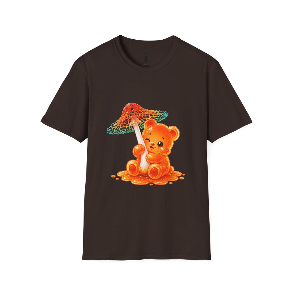 Rare Orange and Green Mushroom, Oozy Bear Gummy Friend Special- Graphic Shirt