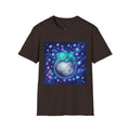Lets Nap with Pluto, Teal Crystal Blue Gooey Gummy Bear- Kawaii Graphic T-Shirt