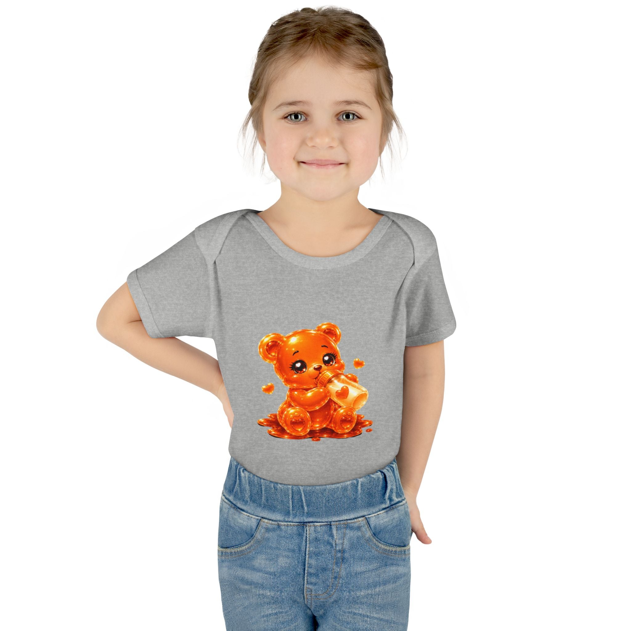 Snack Time, Oozy Baby Gummy Bear Cutie Special Addition- Graphic Onesie