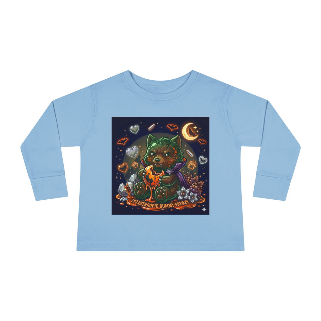 Werewolf Oozy Bear Gummy Halloween Special- Graphic Long Sleeve Shirt