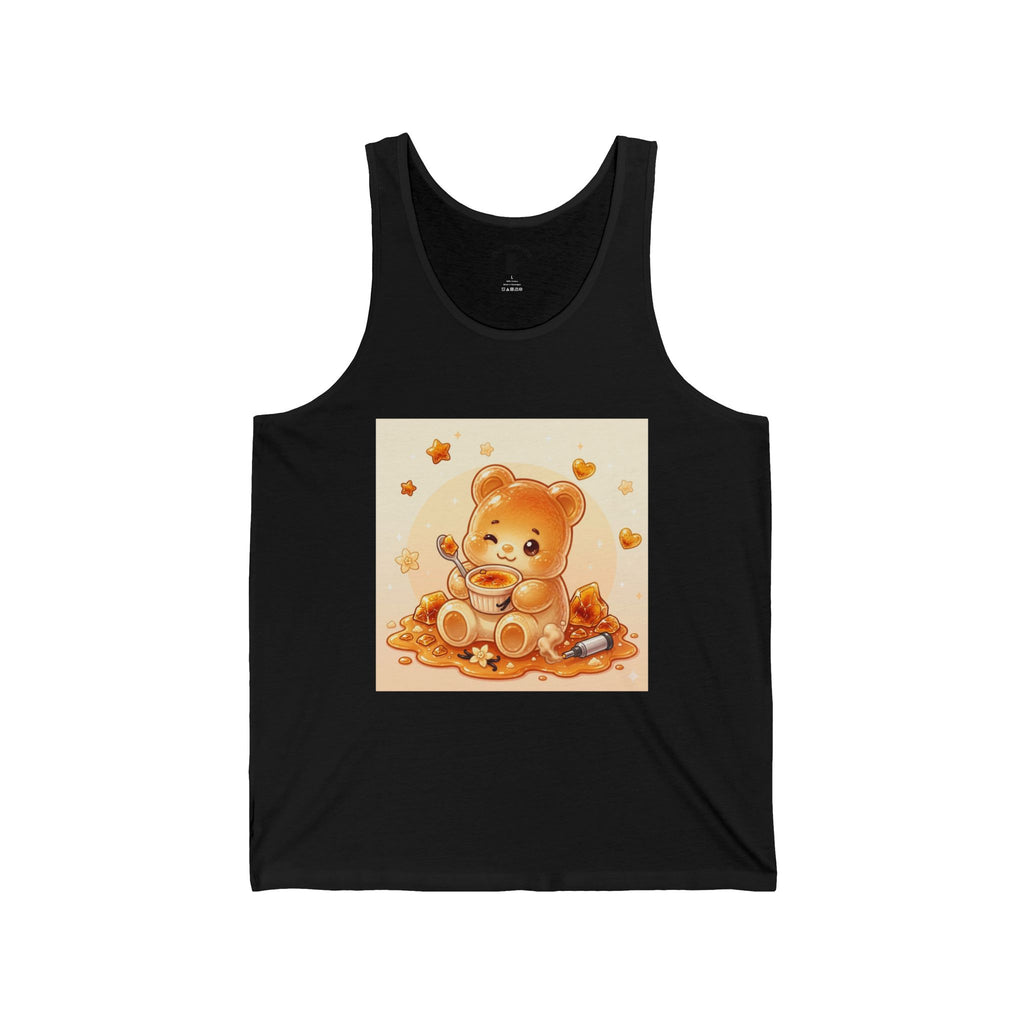 Cream Brulé,  Special Custard Gooey Gummy Bear— Cute Graphic Tank top