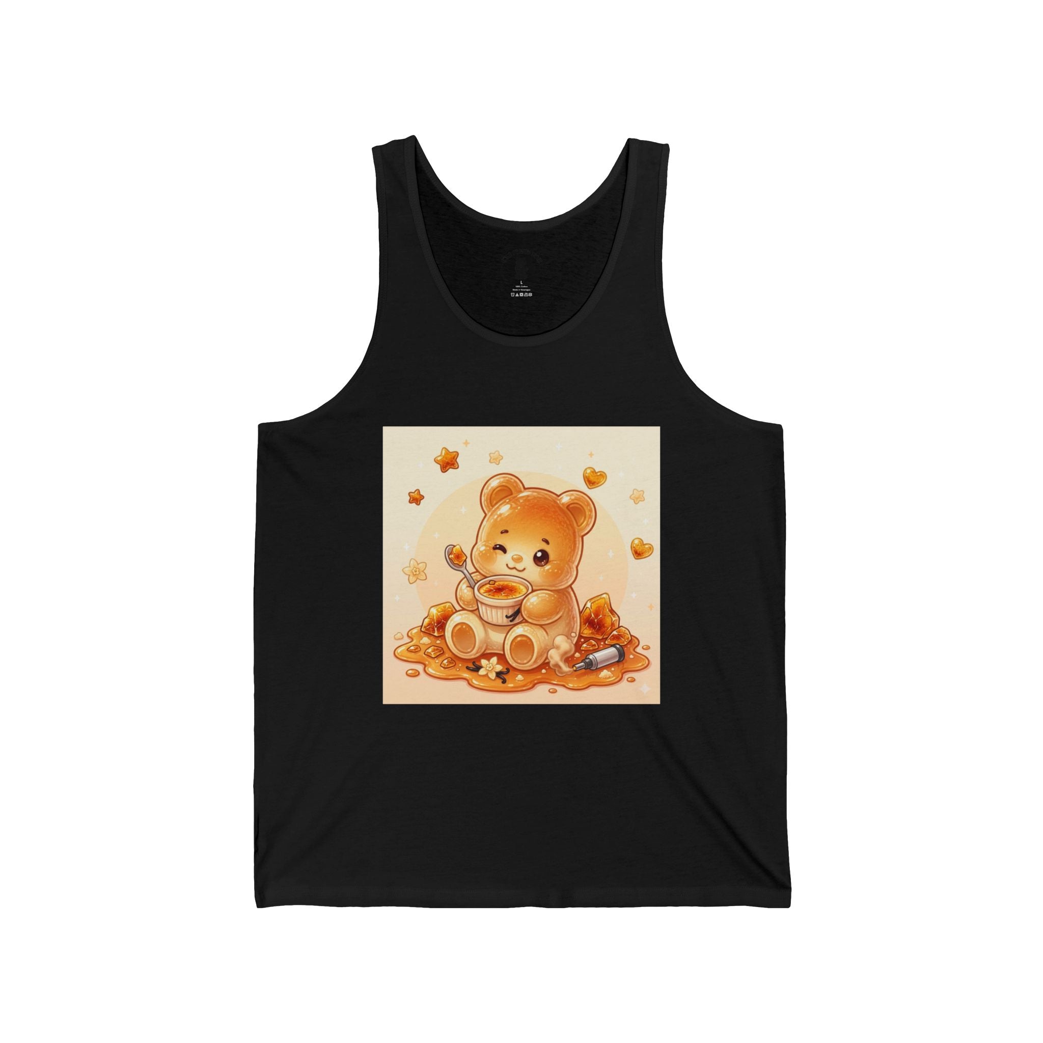 Cream Brulé,  Special Custard Gooey Gummy Bear— Cute Graphic Tank top