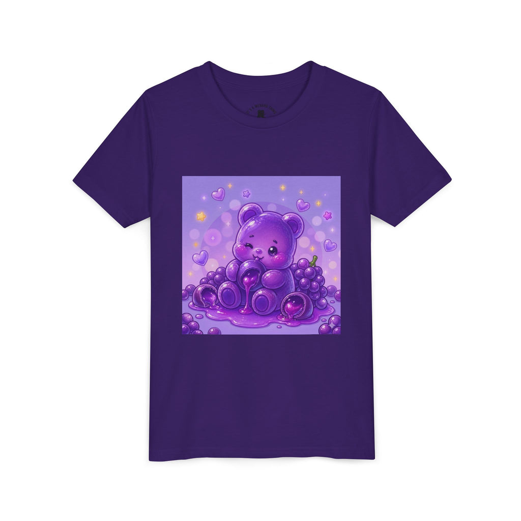 Gooey Grape Gummy Bear Cute Kids Shirt