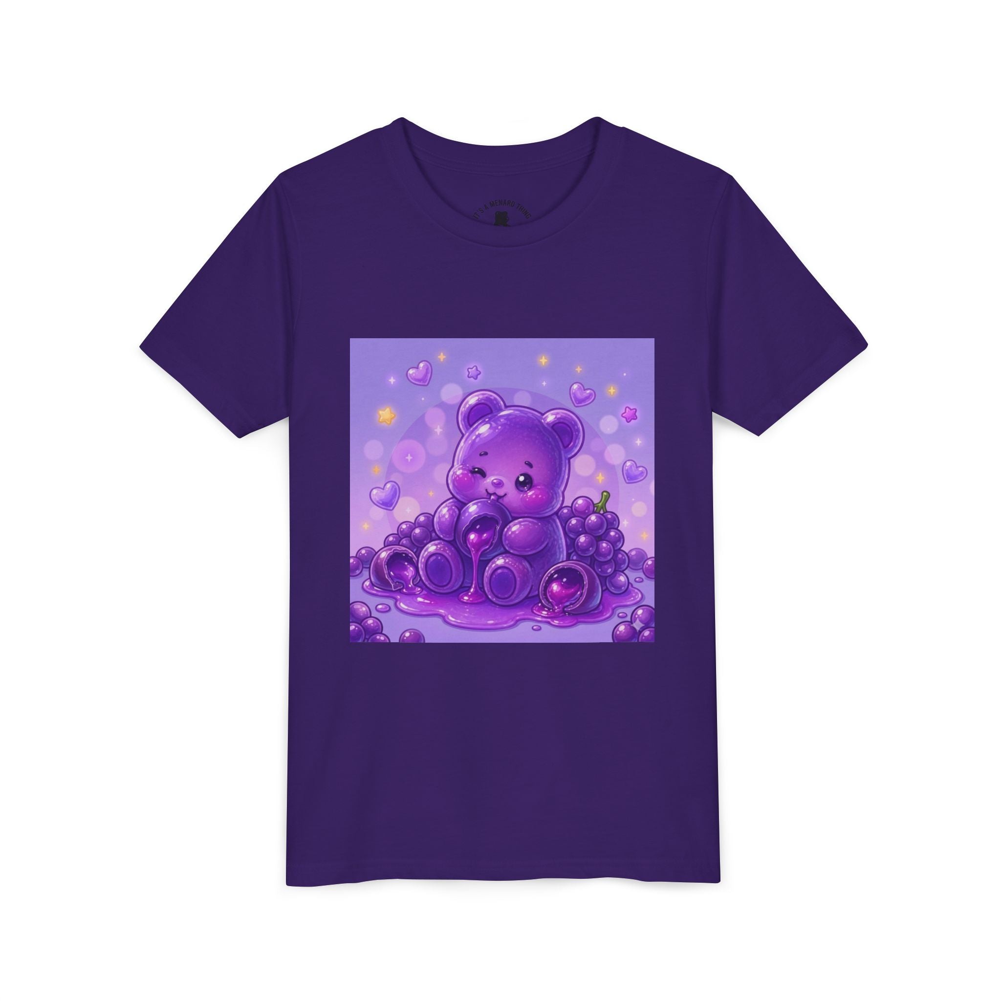 Gooey Grape Gummy Bear Cute Kids Shirt