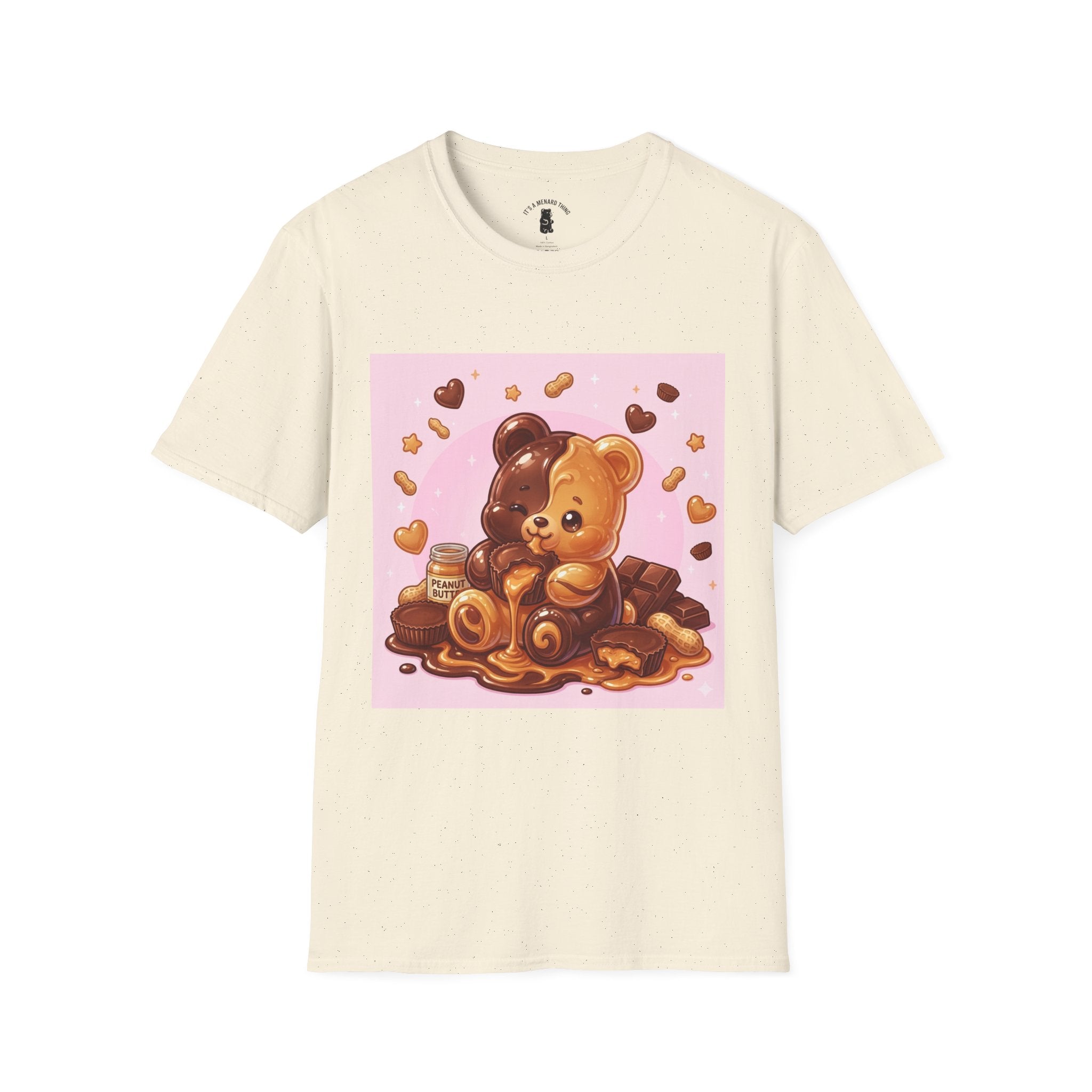 Chocolate & Peanut Butter Gooey Gummy Bear — Cute Graphic Tee