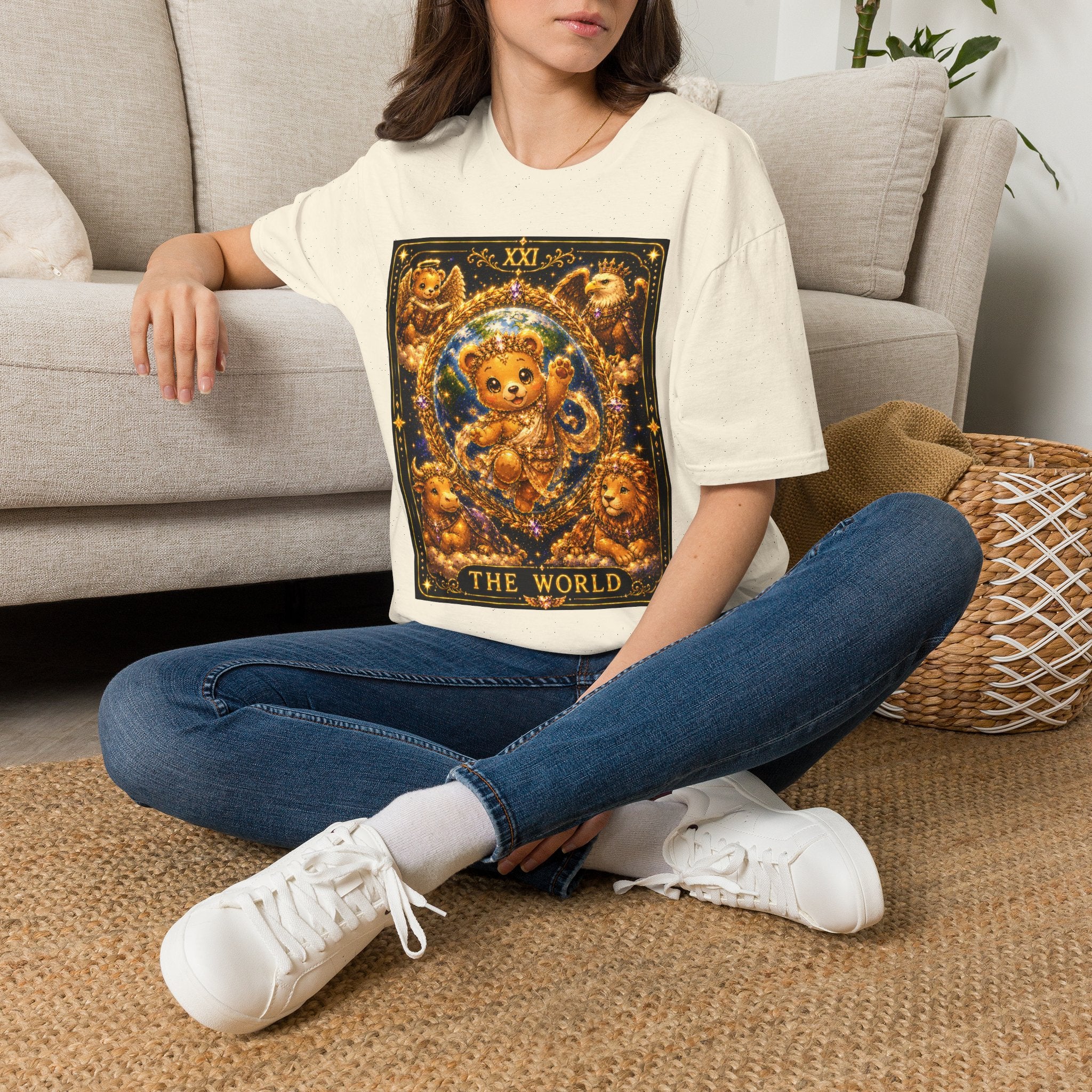 The World Tarot Golden Oozy Bear Special Addition- Graphic Shirt