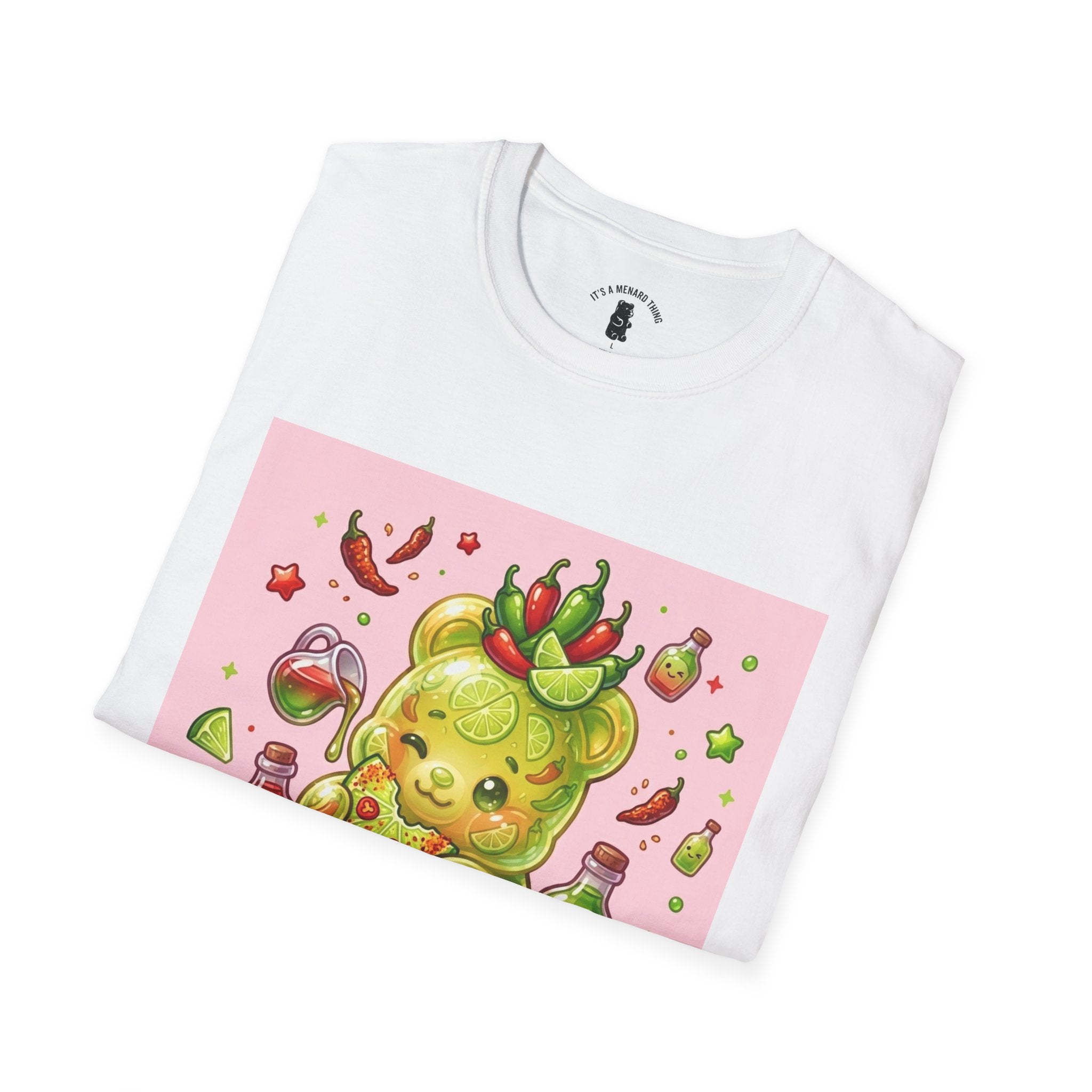 Adorable sweet Chili Lime, Exotic Gooey Gummy Bear— Kawaii Graphic T-Shirt