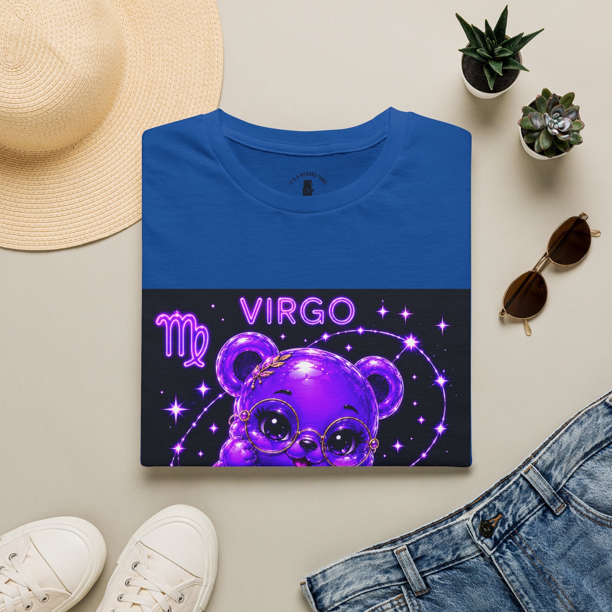 Virgo Zodiac Astrology Oozy Bear Friend Special Addition- Graphic Shirt