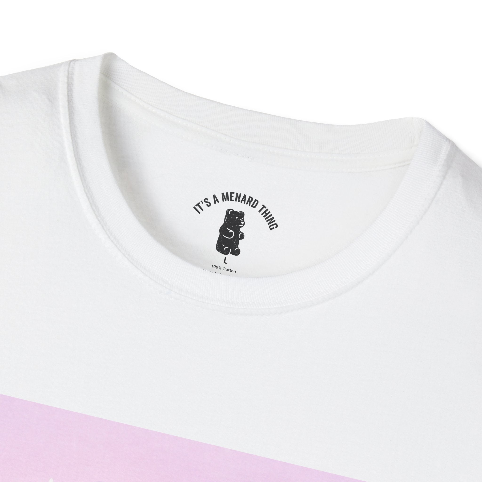 Cute Blue Iced Milkshake, Gooey Gummy Bear — Pastel Kawaii Graphic Tee