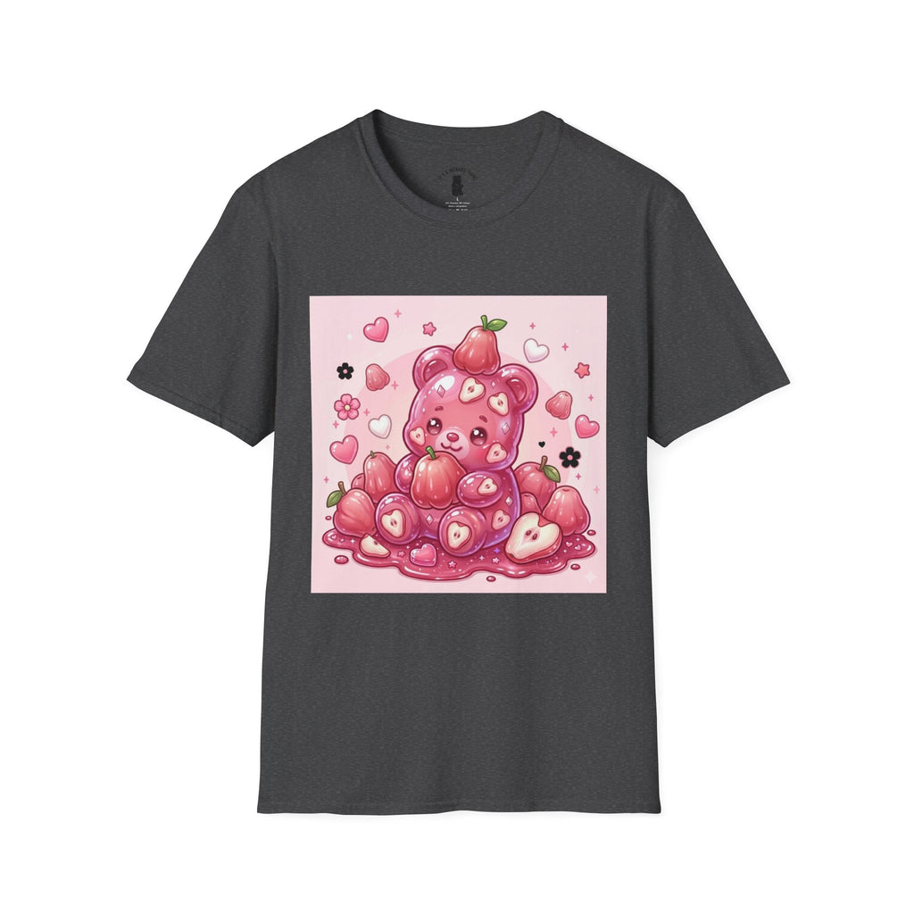 Beautiful Pink Rose Bell Apple, Exotic Oozy Gummy Bear — Cute Graphic Shirt