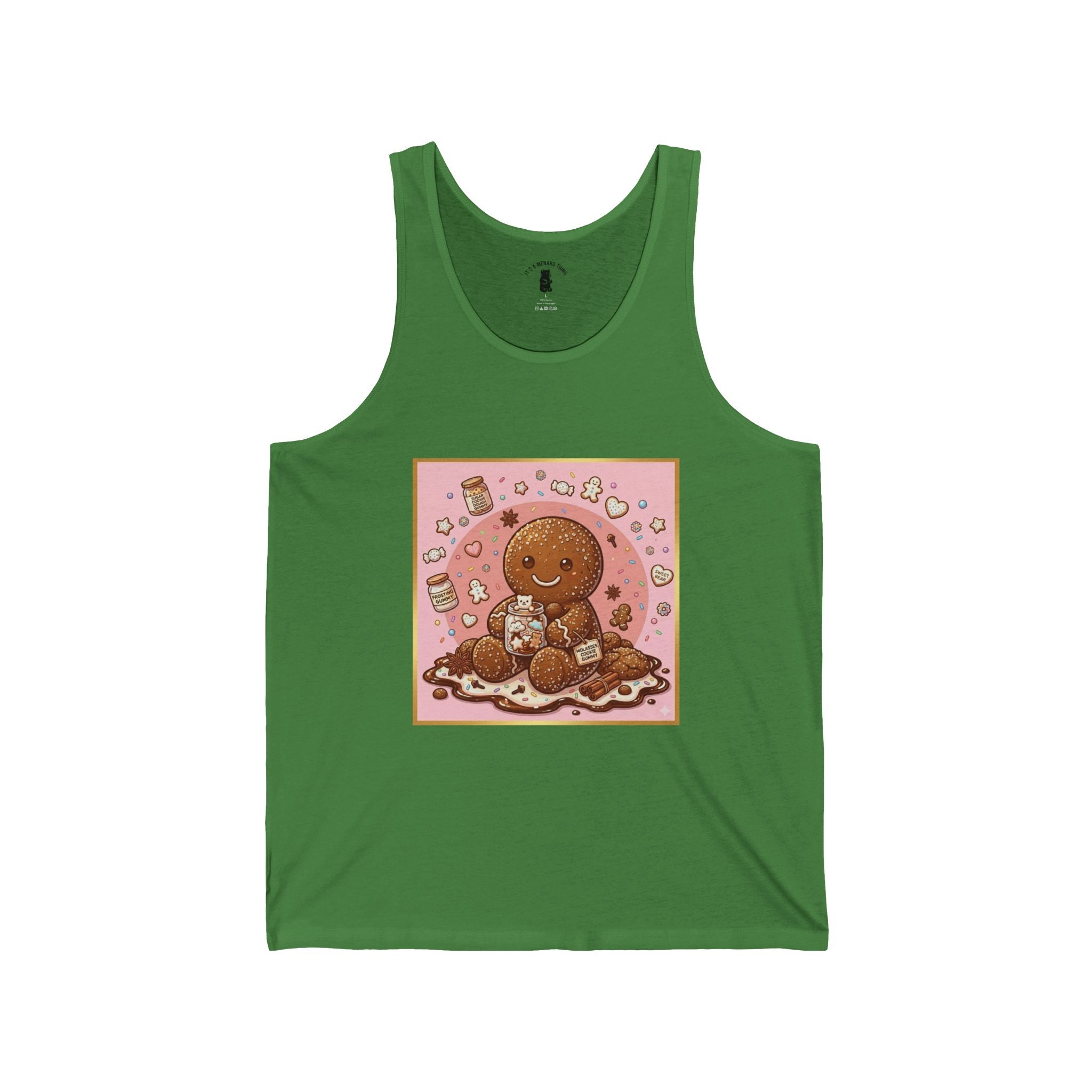 My Little Molasses man, Gooey Non-Gummy Friend — Kawaii Graphic Tank Top