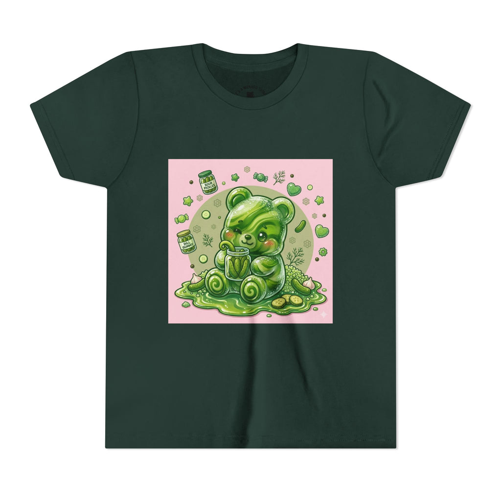 Tart Dilly Green Pickle Gooey Gummy- Graphic Youth T-Shirt
