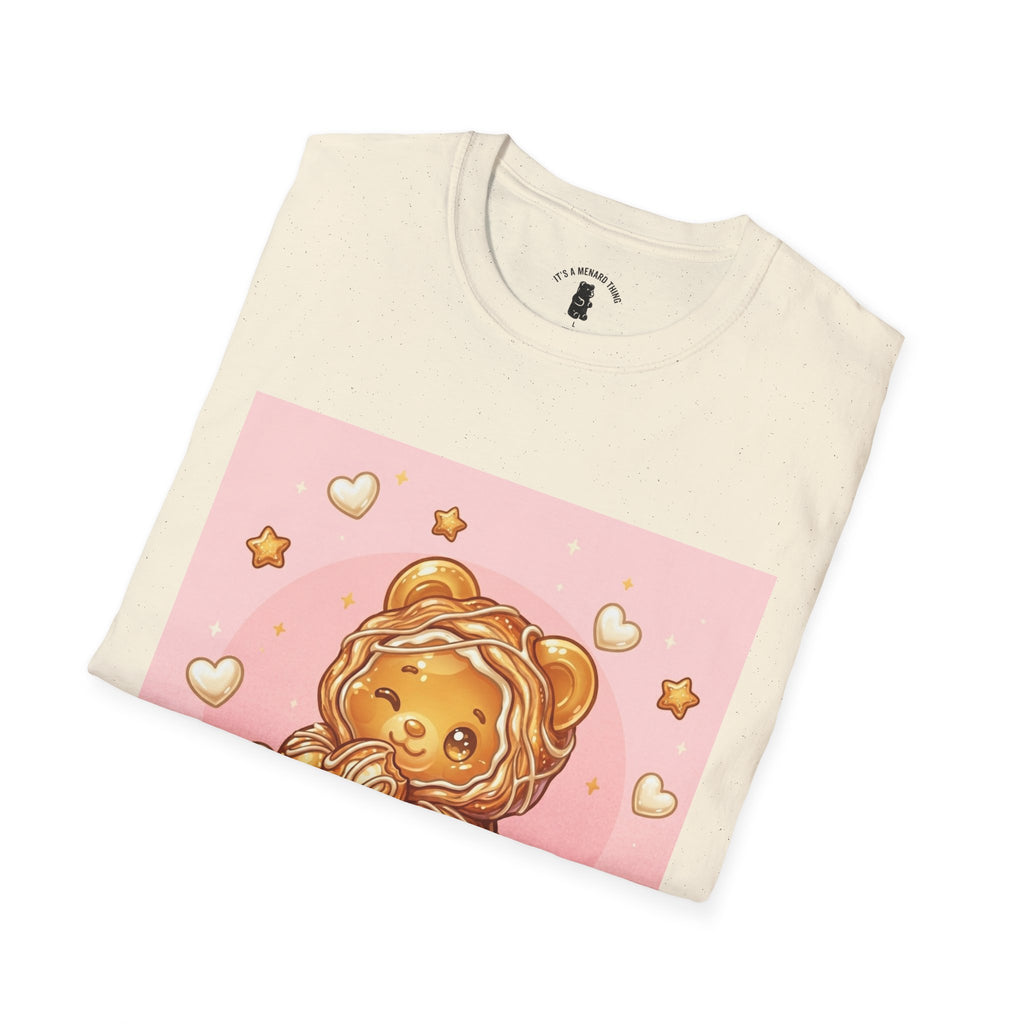 Cute Cheese Danish Gooey Gummy Bear — Kawaii Graphic T-Shirt