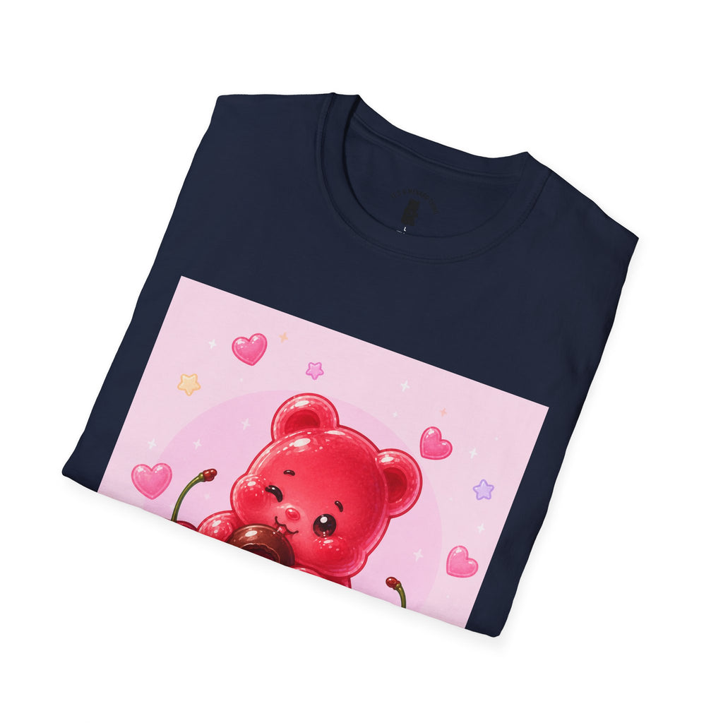 Chocolate Cherry Gooey Gummy Bear T-Shirt — Kawaii Graphic Tee