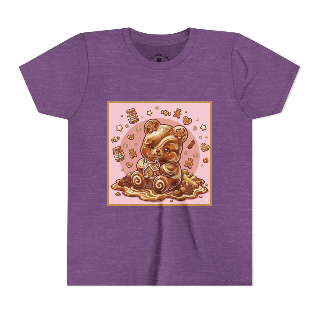 Gooey Gummy Bear Ginger Bread Graphic Youth T-Shirt