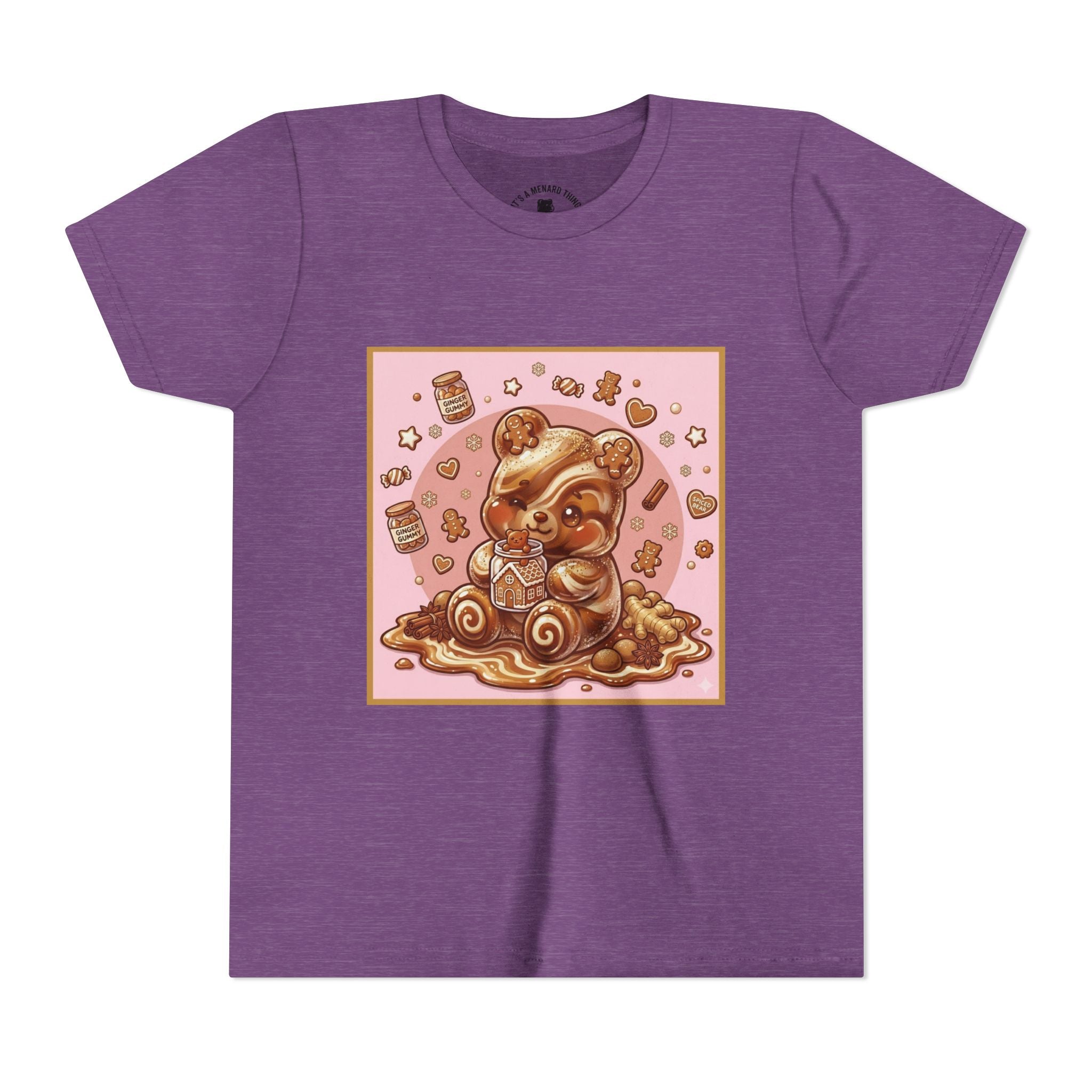 Gooey Gummy Bear Ginger Bread Graphic Youth T-Shirt
