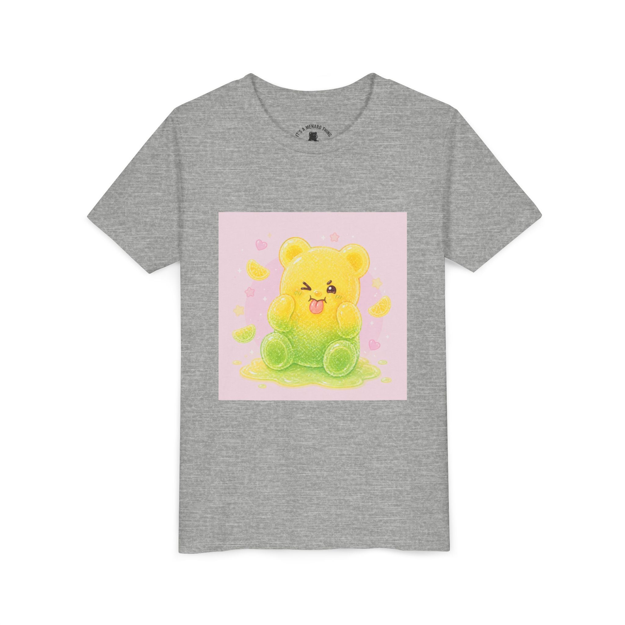 Cute Lemon & Lime Sour Gooey Gummy Bear Kids- Graphic Youth T-Shirt