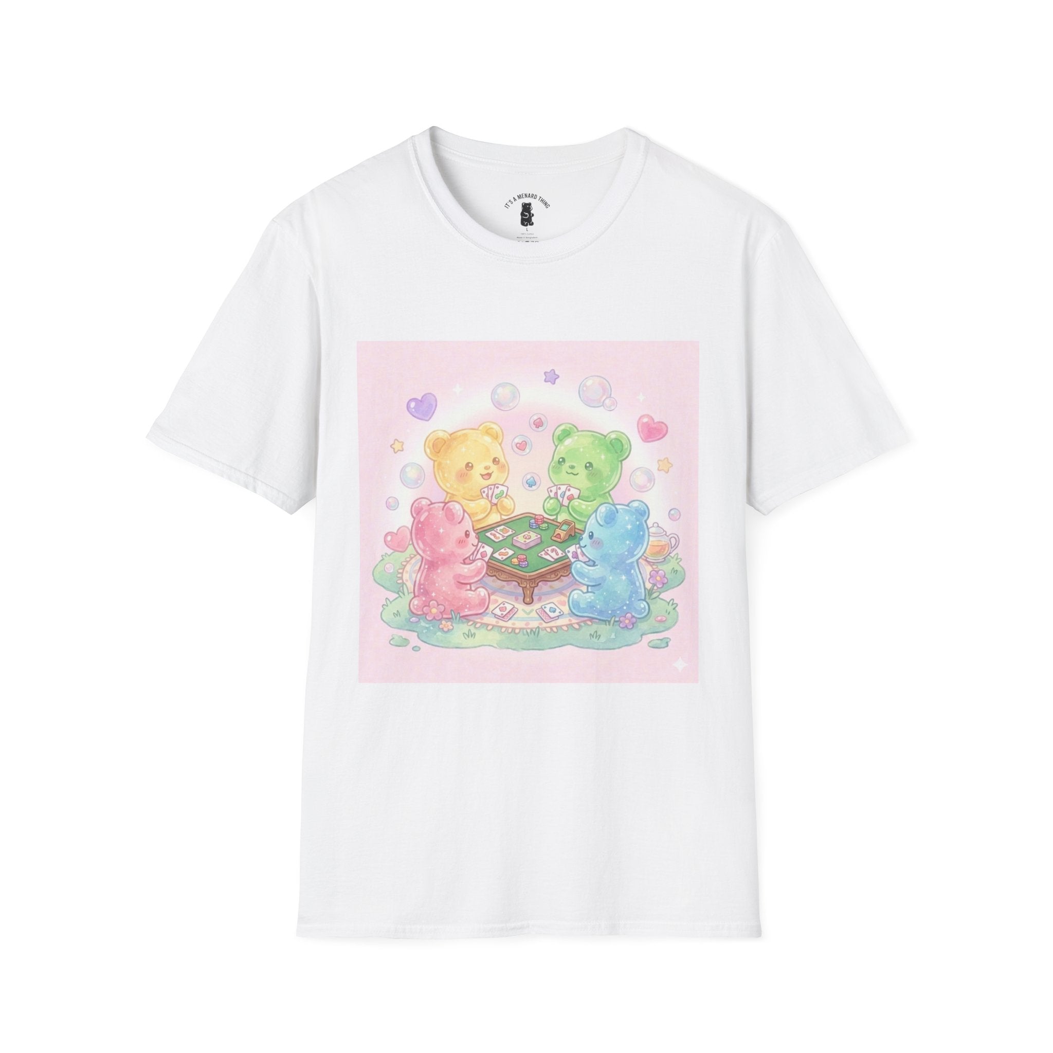 Friendly Card Game, Gooey Gummy Friends- Kawaii Graphic T-Shirt