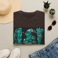 Kawaii Shy Teal Beach Babe Oozy Bear Gummy Pin Up- Adult Graphic Shirt (18+)