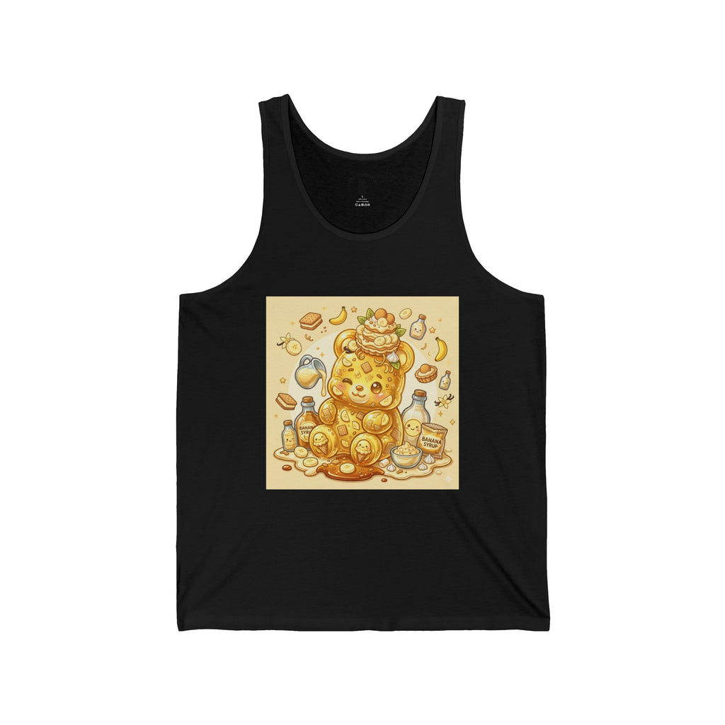 Banana Pudding & Vanilla Crackers, Exotic Gooey Gummy Bear — Kawaii Graphic Tank Top