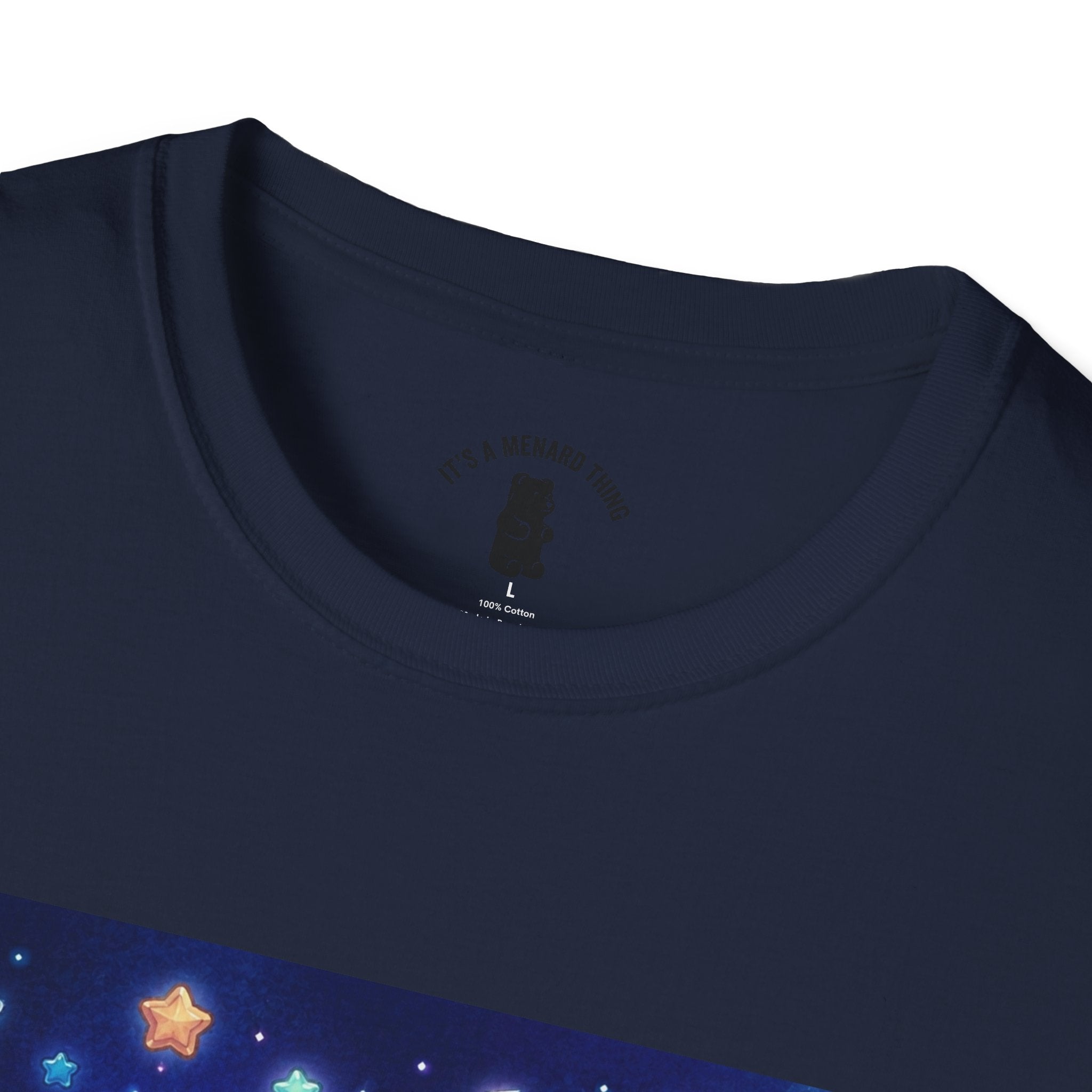 Lets Nap with Pluto, Teal Crystal Blue Gooey Gummy Bear- Kawaii Graphic T-Shirt