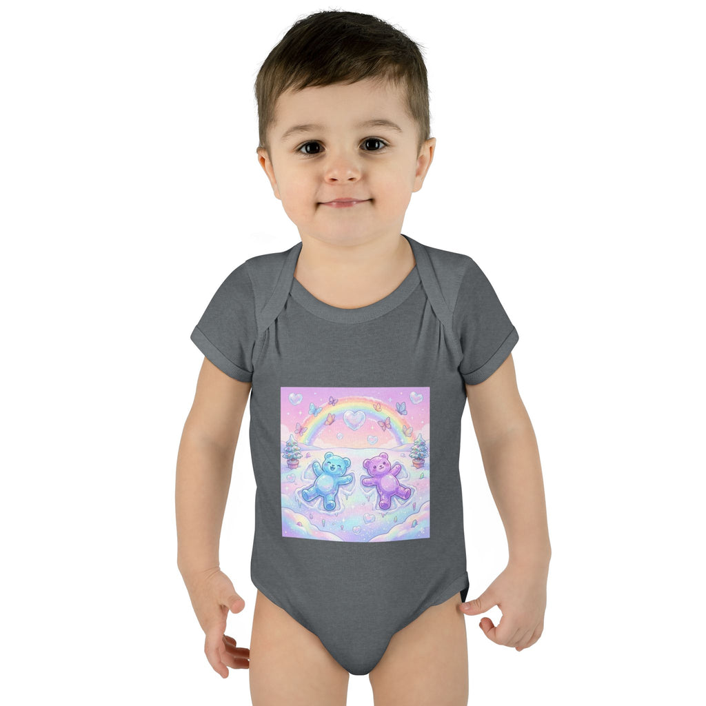 Twin Snow Angel Gooey Gummy Bears Infant Bodysuit — Cute Baby Onesie