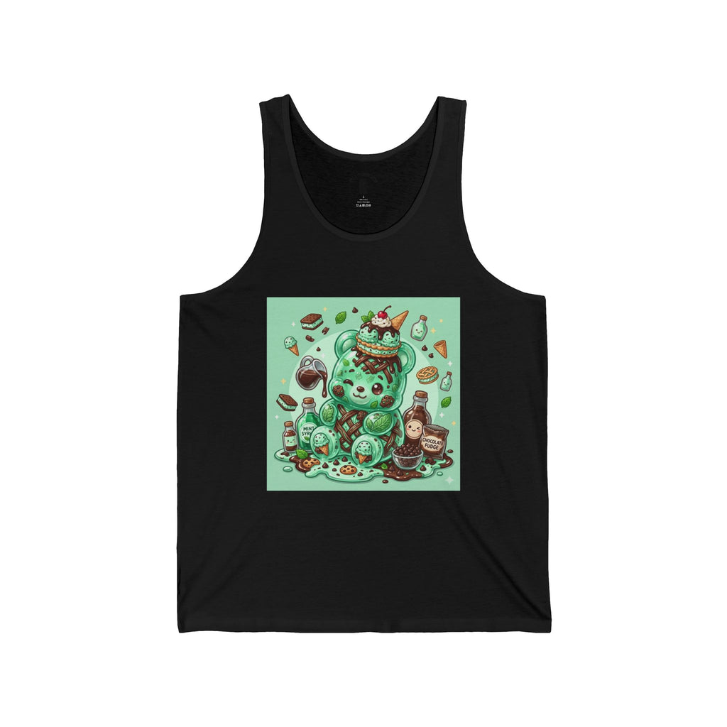 Special Mint Chip Ice Cream Delight, Gooey Gummy Bear — Kawaii Graphic Tank
