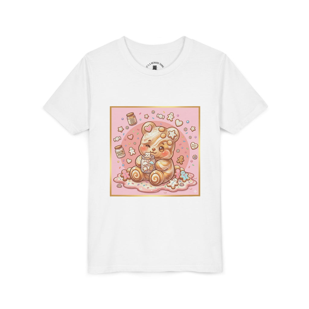 Sugar Frosted Holiday Cookie Gooey Gummy Bear Youth T-Shirt