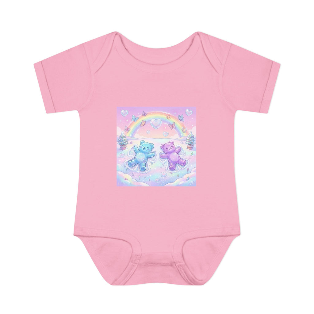 Twin Snow Angel Gooey Gummy Bears Infant Bodysuit — Cute Baby Onesie
