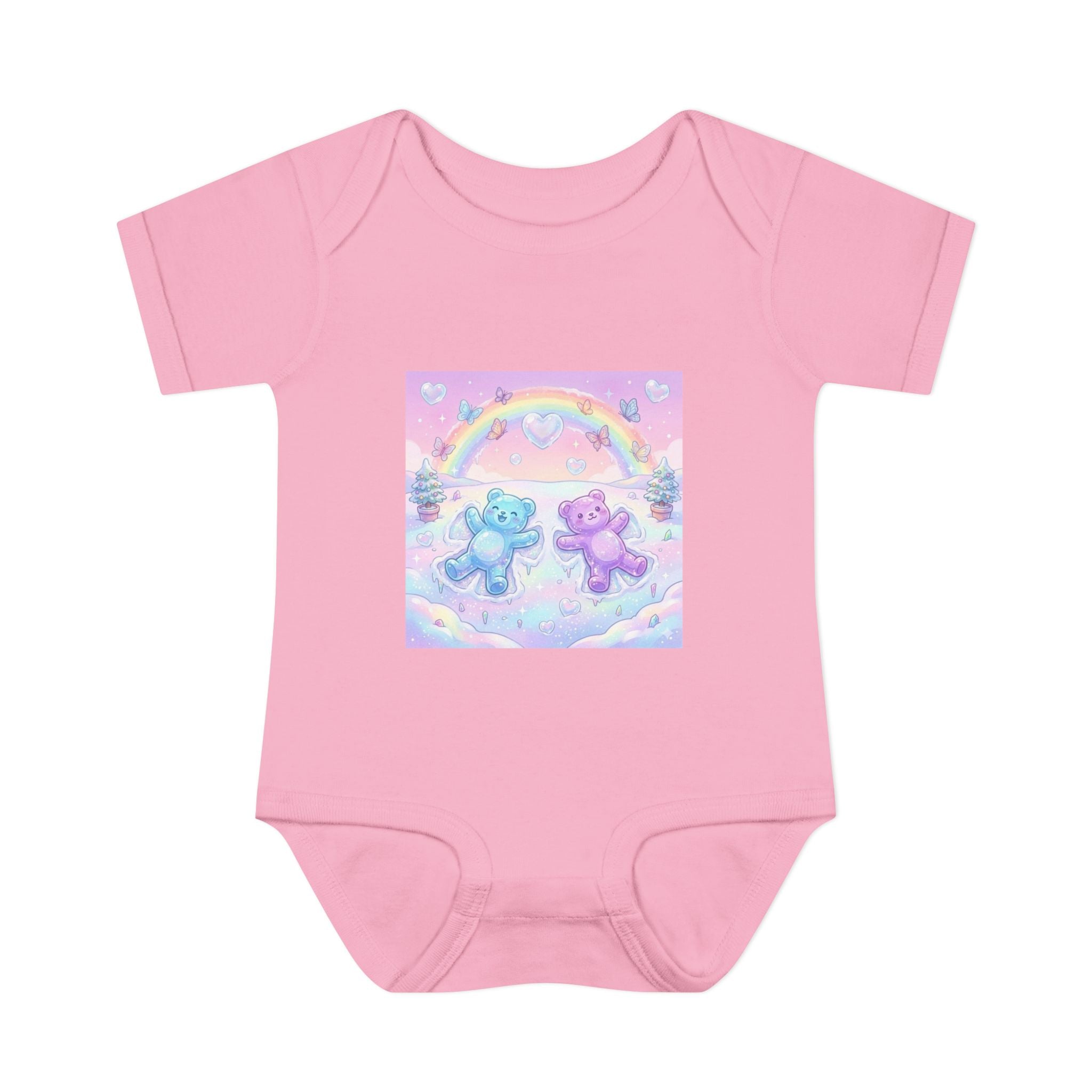 Twin Snow Angel Gooey Gummy Bears Infant Bodysuit — Cute Baby Onesie