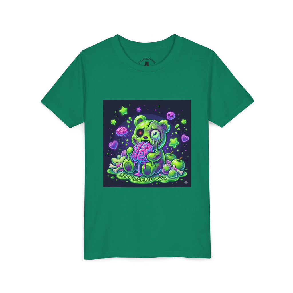 Neon Zombie Gooey Gummy Bear Graphic Tee