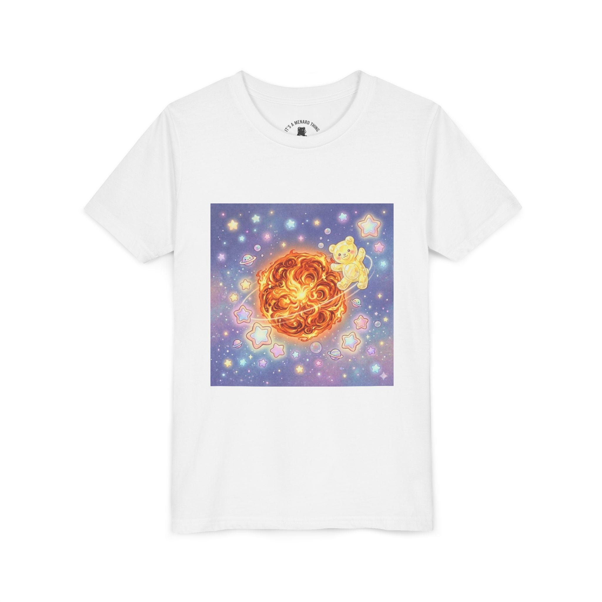 Toasted Cinnamon Sun Gooey Crystal Gummy Bear —Stars Galaxy Design