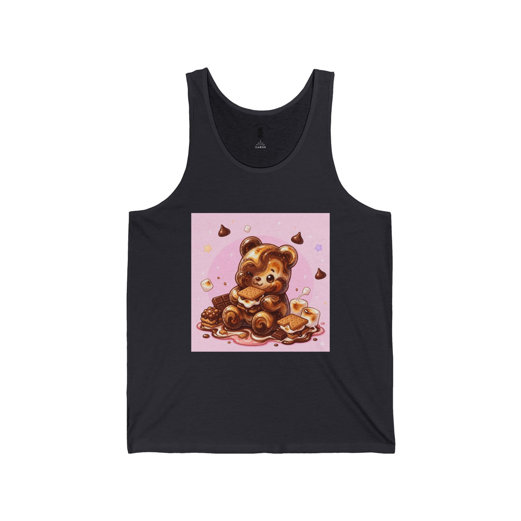 Chocolate & Marshmello S'more Suprise, Gooey Fudge Gummy Bear — Cute Graphic Tank