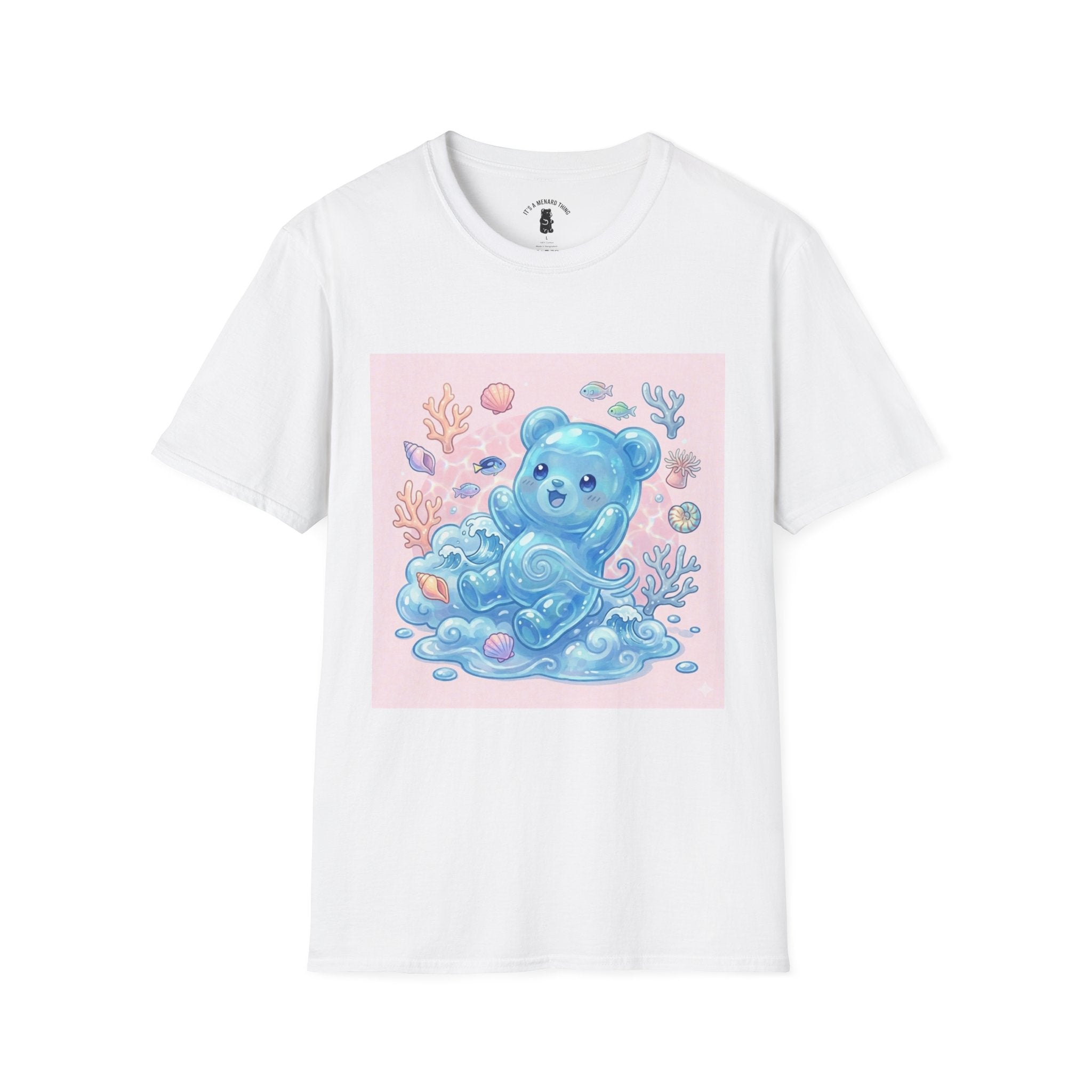 Elemental, Ocean Blue Water Gooey Gummy Bear — Kawaii Graphic Tee