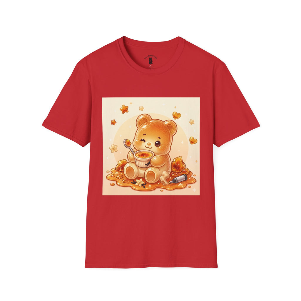 Cream Brulé Cutie, Gooey Gummy Bear – Adorable Graphic Tee