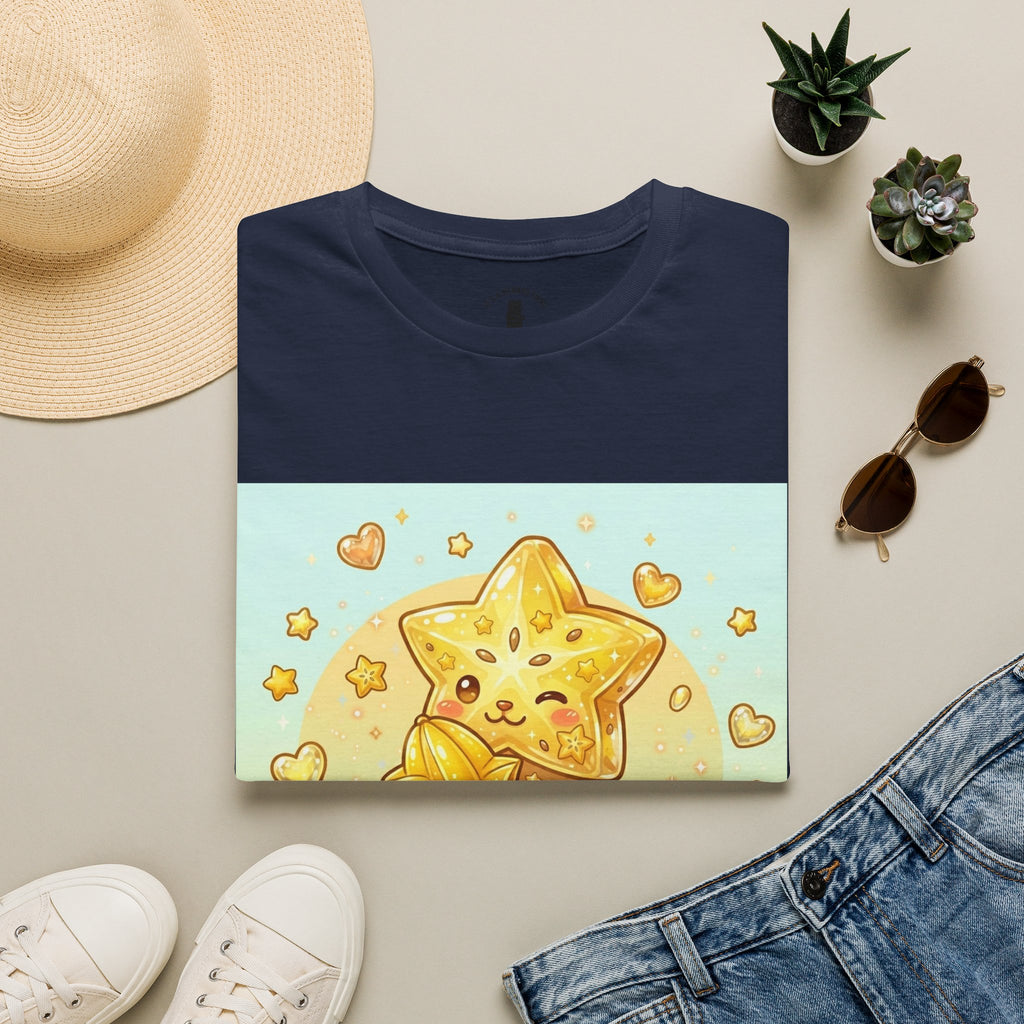 Star Fruit Special Exotic Fruit Oozy Bear Gummy Friend- Kawaii Graphic Shirt