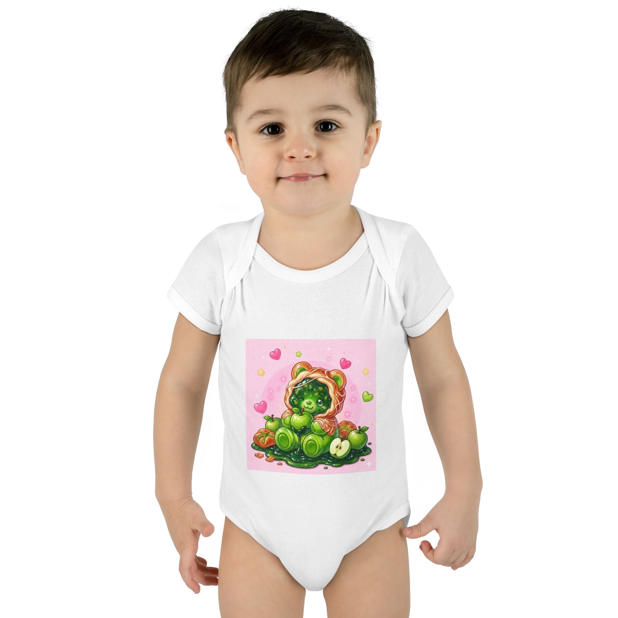 Green Apple Danish Gooey Gummy Bear in Puff PJs