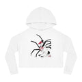 Spider Demon Cropped Hoodie — Gothic Anime Spiderwoman Graphic